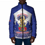 Personalized Les Grenadiers Haiti Football Padded Jacket 2026 Nou Retounen White Version