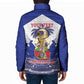Personalized Les Grenadiers Haiti Football Padded Jacket 2026 Nou Retounen White Version
