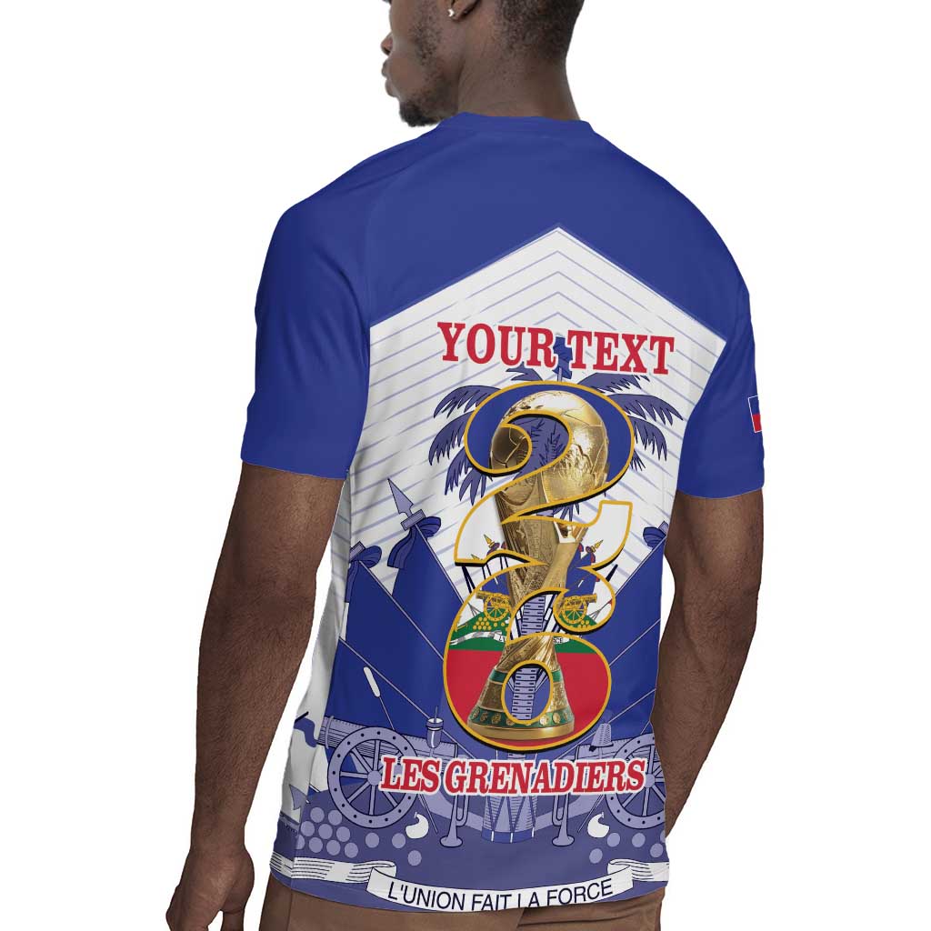 Personalized Les Grenadiers Haiti Football Rugby Jersey 2026 Nou Retounen White Version LT14