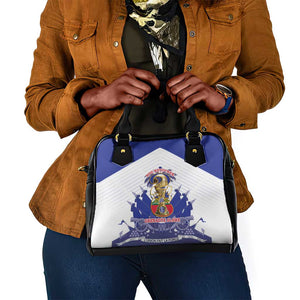 Les Grenadiers Haiti Football Shoulder Handbag 2026 Nou Retounen White Version - African Pride