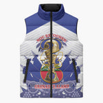 Personalized Les Grenadiers Haiti Football Sleeveless Puffer Jacket 2026 Nou Retounen White Version