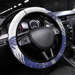 Les Grenadiers Haiti Football Steering Wheel Cover 2026 Nou Retounen White Version - African Pride