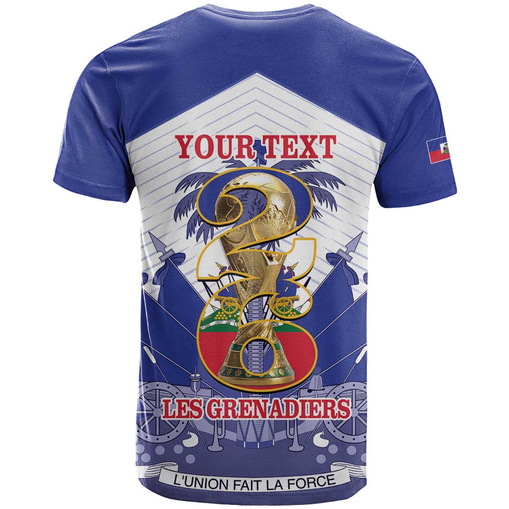 Personalized Les Grenadiers Haiti Football T shirt 2026 Nou Retounen White Version LT14