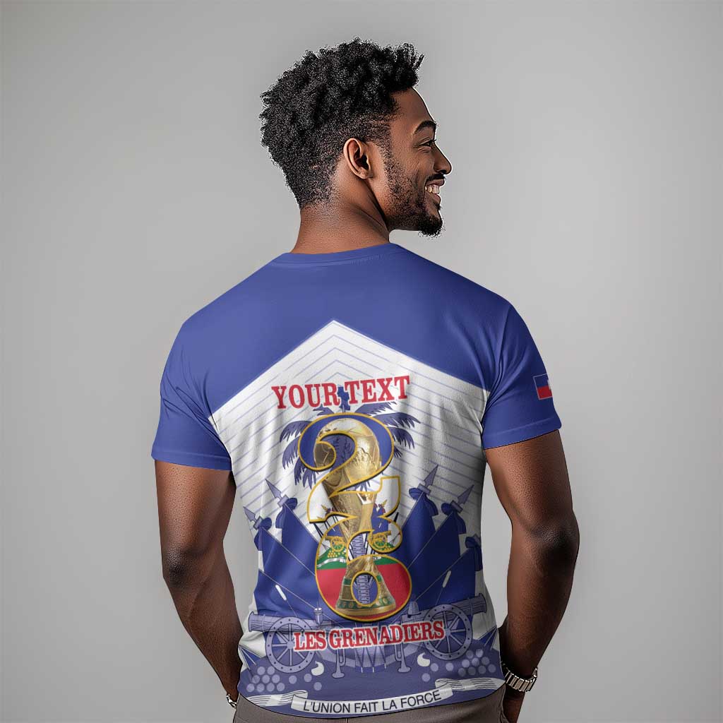 Personalized Les Grenadiers Haiti Football T shirt 2026 Nou Retounen White Version LT14