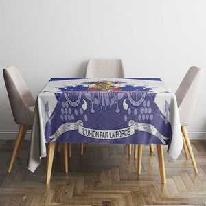 Les Grenadiers Haiti Football Tablecloth 2026 Nou Retounen White Version - African Pride