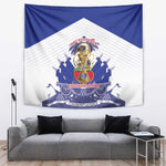 Les Grenadiers Haiti Football Tapestry 2026 Nou Retounen White Version - African Pride