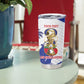 Personalized Les Grenadiers Haiti Football Tumbler Cup 2026 Nou Retounen White Version - African Pride