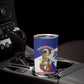 Personalized Les Grenadiers Haiti Football Tumbler Cup 2026 Nou Retounen White Version - African Pride