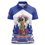 Personalized Les Grenadiers Haiti Football Women Polo Shirt 2026 Nou Retounen White Version LT14
