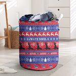 Afro Haiti Christmas Laundry Basket Jwaye Nwel Ayiti Neg Marron Veve Vodou - African Pride