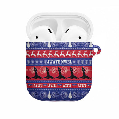 Haiti Christmas AirPods Case Jwaye Nwel Ayiti Neg Marron Veve Vodou