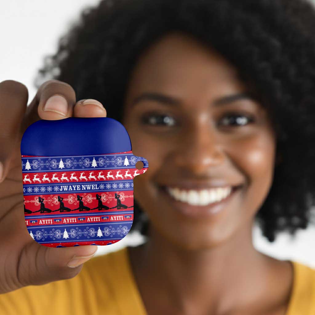 Haiti Christmas AirPods Case Jwaye Nwel Ayiti Neg Marron Veve Vodou