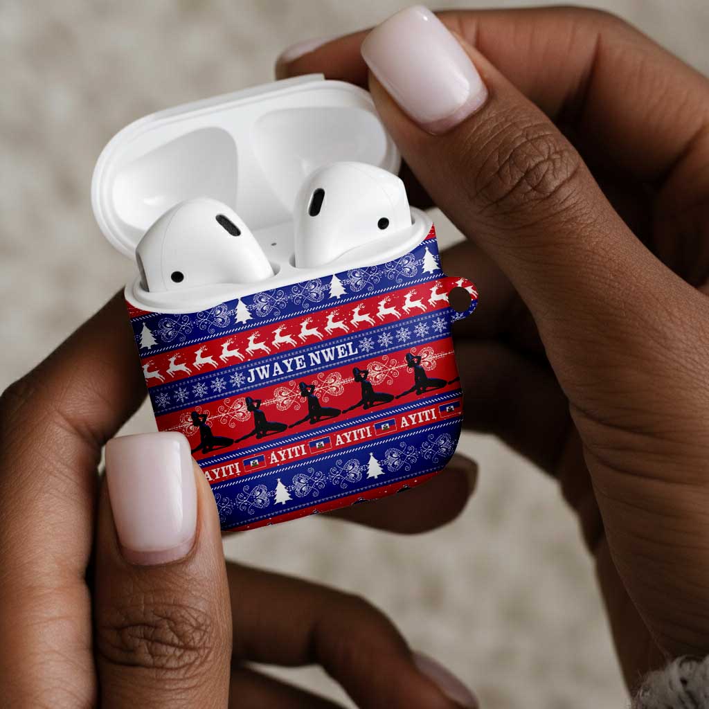 Haiti Christmas AirPods Case Jwaye Nwel Ayiti Neg Marron Veve Vodou