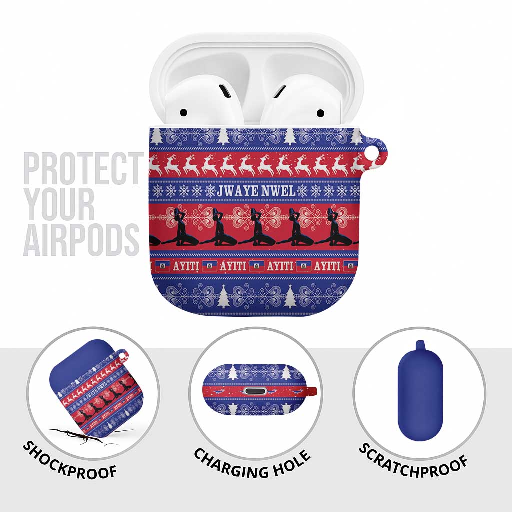 Haiti Christmas AirPods Case Jwaye Nwel Ayiti Neg Marron Veve Vodou