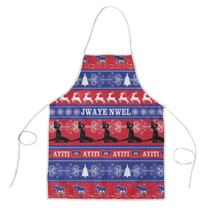 Haiti Christmas Apron Jwaye Nwel Ayiti Neg Marron Veve Vodou