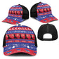 Afro Haiti Christmas Baseball Net Cap Jwaye Nwel Ayiti Neg Marron Veve Vodou - African Pride