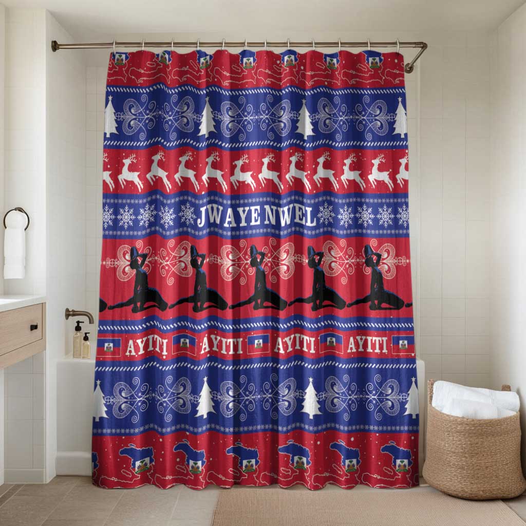 Haiti Christmas Bathroom Set Jwaye Nwel Ayiti Neg Marron Veve Vodou