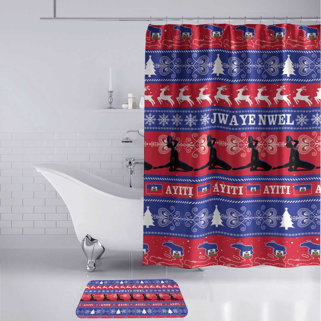 Haiti Christmas Bathroom Set Jwaye Nwel Ayiti Neg Marron Veve Vodou