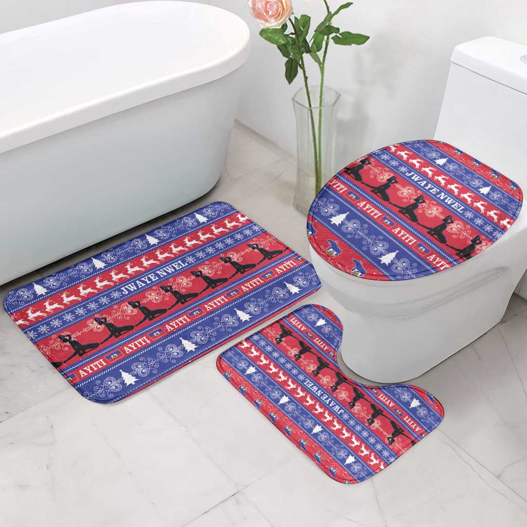 Haiti Christmas Bathroom Set Jwaye Nwel Ayiti Neg Marron Veve Vodou