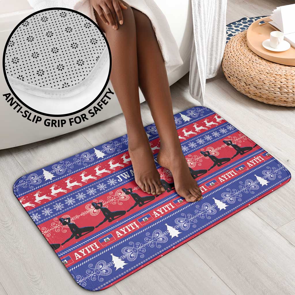 Haiti Christmas Bathroom Set Jwaye Nwel Ayiti Neg Marron Veve Vodou