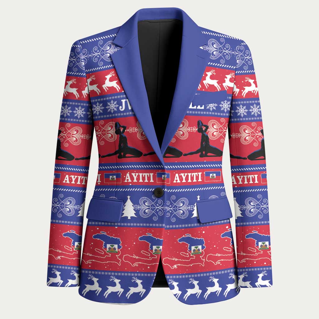 Haiti Christmas Blazer Jwaye Nwel Ayiti Neg Marron Veve Vodou