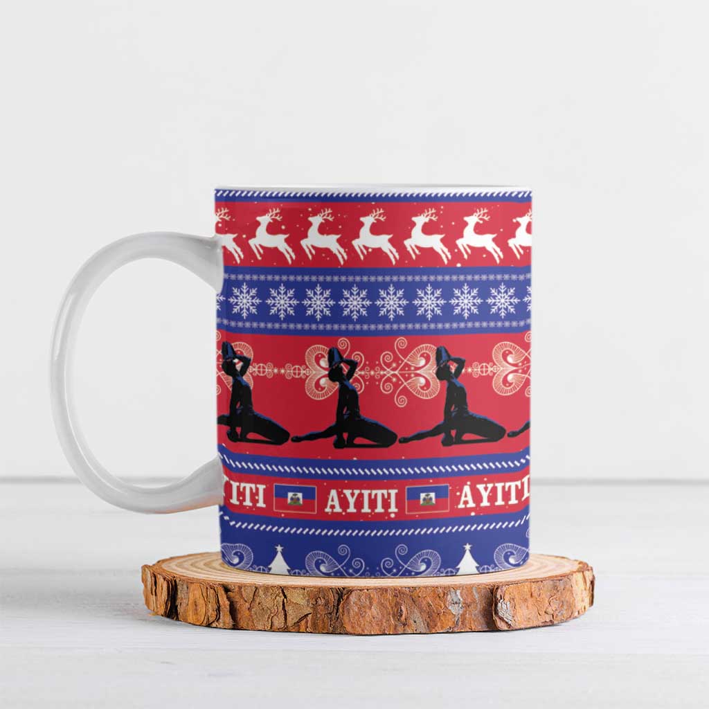 Haiti Christmas Ceramic Mug Jwaye Nwel Ayiti Neg Marron Veve Vodou