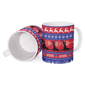 Haiti Christmas Ceramic Mug Jwaye Nwel Ayiti Neg Marron Veve Vodou