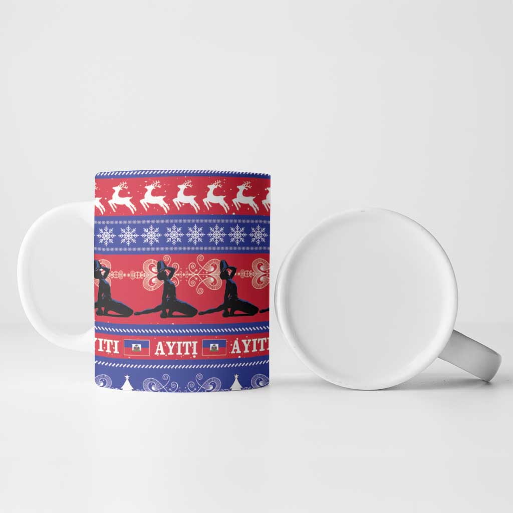 Haiti Christmas Ceramic Mug Jwaye Nwel Ayiti Neg Marron Veve Vodou