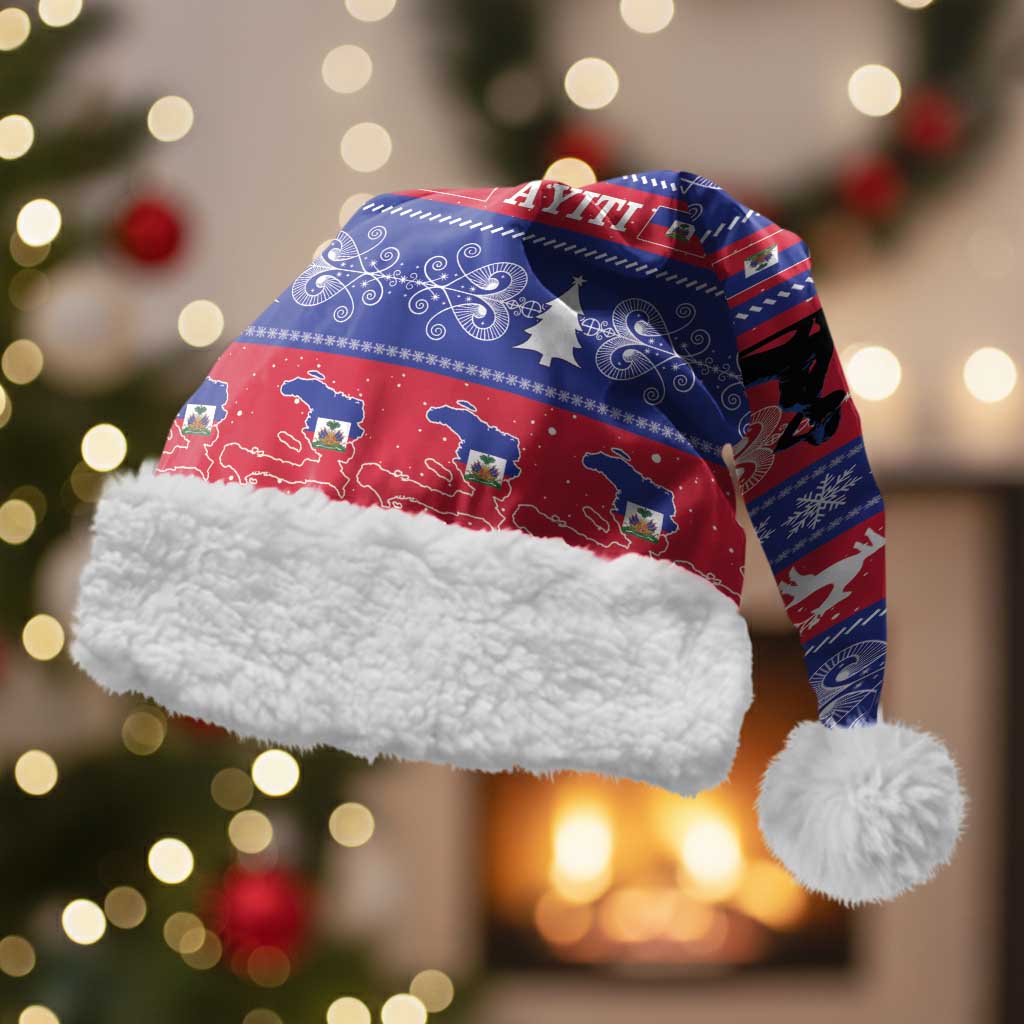Afro Haiti Christmas Santa Hat Jwaye Nwel Ayiti Neg Marron Veve Vodou - African Pride