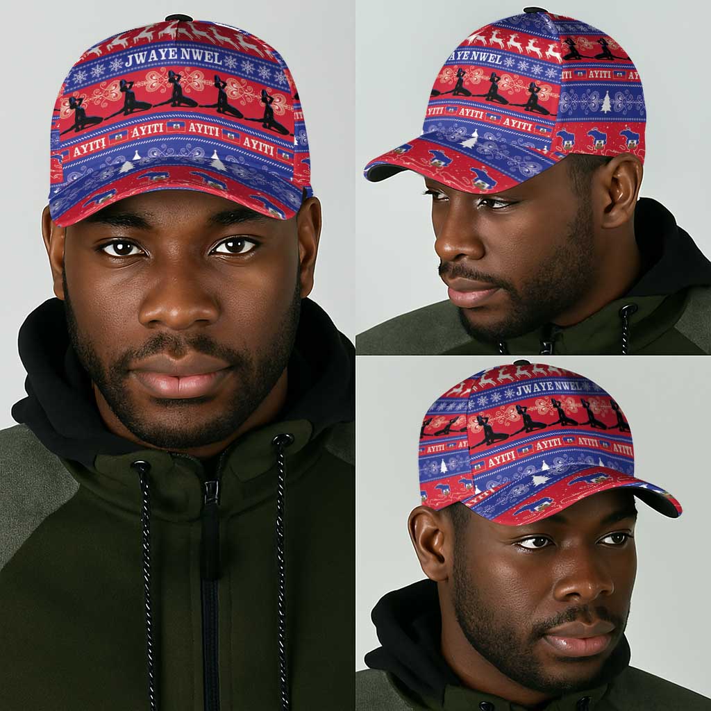 Afro Haiti Christmas Classic Cap Jwaye Nwel Ayiti Neg Marron Veve Vodou - African Pride