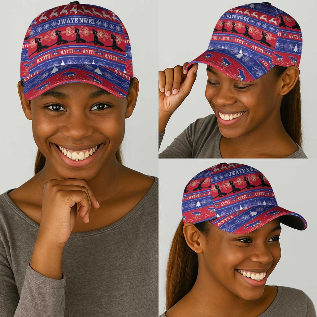 Afro Haiti Christmas Classic Cap Jwaye Nwel Ayiti Neg Marron Veve Vodou - African Pride