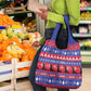 Afro Haiti Christmas Grocery Bag Jwaye Nwel Ayiti Neg Marron Veve Vodou - African Pride