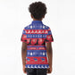 Afro Haiti Christmas Kid Polo Shirt Jwaye Nwel Ayiti Neg Marron Veve Vodou LT14