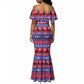 Afro Haiti Christmas Mermaid Dress Jwaye Nwel Ayiti Neg Marron Veve Vodou LT14