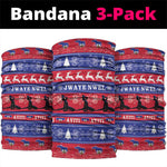 Afro Haiti Christmas Neck Gaiter Jwaye Nwel Ayiti Neg Marron Veve Vodou - African Pride