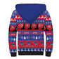 Afro Haiti Christmas Sherpa Hoodie Jwaye Nwel Ayiti Neg Marron Veve Vodou - African Pride