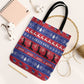 Haiti Christmas Tote Bag Jwaye Nwel Ayiti Neg Marron Veve Vodou