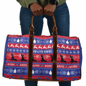 Haiti Christmas Travel Bag Jwaye Nwel Ayiti Neg Marron Veve Vodou