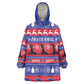 Afro Haiti Christmas Wearable Blanket Hoodie Jwaye Nwel Ayiti Neg Marron Veve Vodou - African Pride