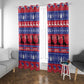 Afro Haiti Christmas Window Curtain Jwaye Nwel Ayiti Neg Marron Veve Vodou - African Pride