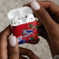 Haiti Independence Day AirPods Case 1804 Proud Ayiti Map Hispaniolan Trogon