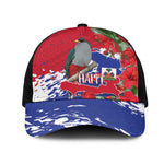 Afro Haiti Independence Day Baseball Net Cap 1804 Proud Ayiti Map Hispaniolan Trogon - African Pride