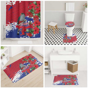 Haiti Independence Day Bathroom Set 1804 Proud Ayiti Map Hispaniolan Trogon