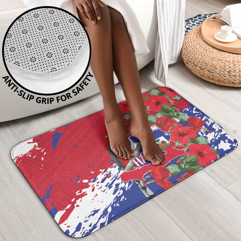 Haiti Independence Day Bathroom Set 1804 Proud Ayiti Map Hispaniolan Trogon