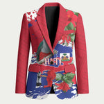 Haiti Independence Day Blazer 1804 Proud Ayiti Map Hispaniolan Trogon