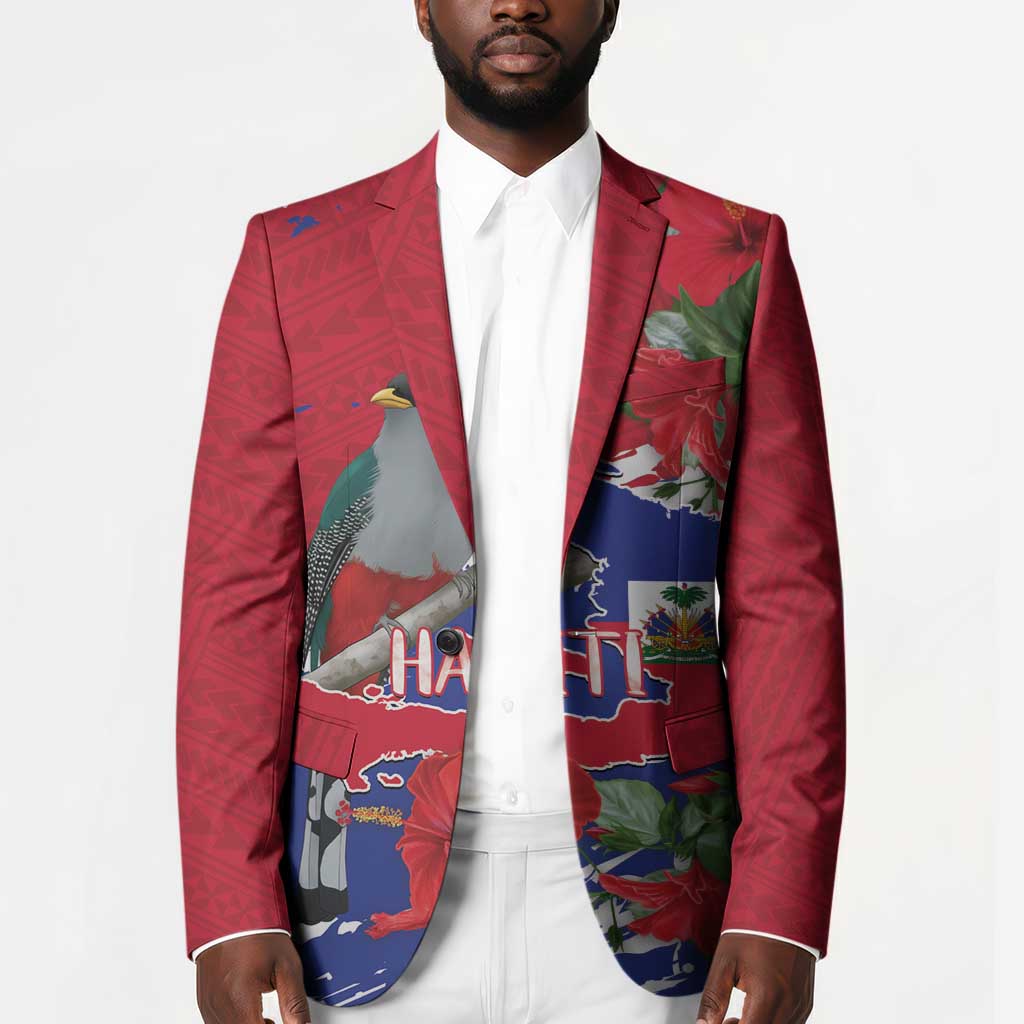 Haiti Independence Day Blazer 1804 Proud Ayiti Map Hispaniolan Trogon