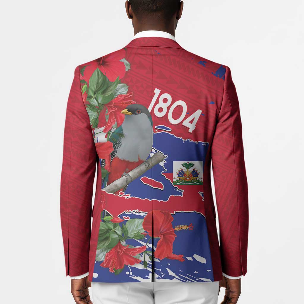 Haiti Independence Day Blazer 1804 Proud Ayiti Map Hispaniolan Trogon