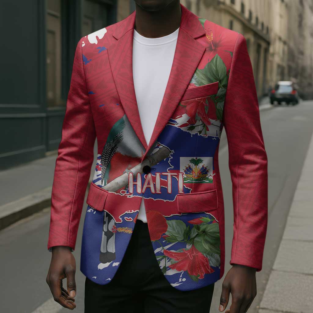 Haiti Independence Day Blazer 1804 Proud Ayiti Map Hispaniolan Trogon