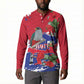 Haiti Independence Day Button Sweatshirt 1804 Proud Ayiti Map Hispaniolan Trogon