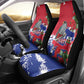 Afro Haiti Independence Day Car Seat Cover 1804 Proud Ayiti Map Hispaniolan Trogon - African Pride